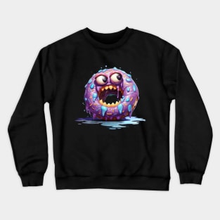 Monster donut, Halloween Crewneck Sweatshirt